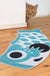 Cute Lake Blue Koi Fish Door Mat