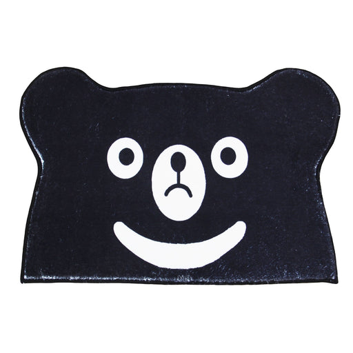 Cute Cartoon Black Bear Bathroom Mat