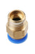 Machifit Pneumatic Connector Quick Joint PC Straight Male Thread Pipe Fittings 8-01/02/03/04