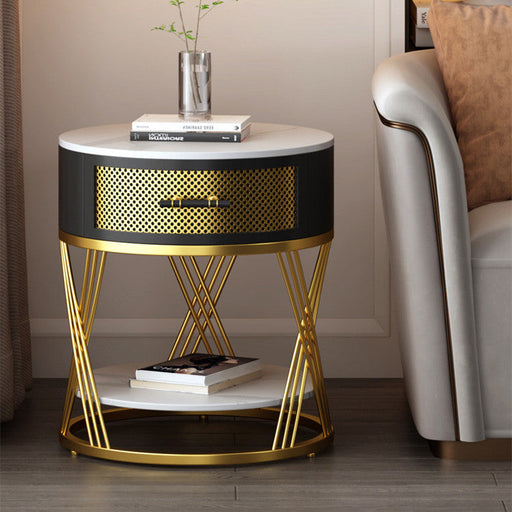 Coffee Table Living Room Balcony Creative Nordic Bedside Round Table