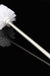 Stainless Steel WC Bathroom Cleaning Toilet Brush White Head Holders Cleaning Brushes