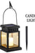 Solar Powered LED Lantern Hanging Light Candle / Copper Wire Yard Outdoor Garden Lamp