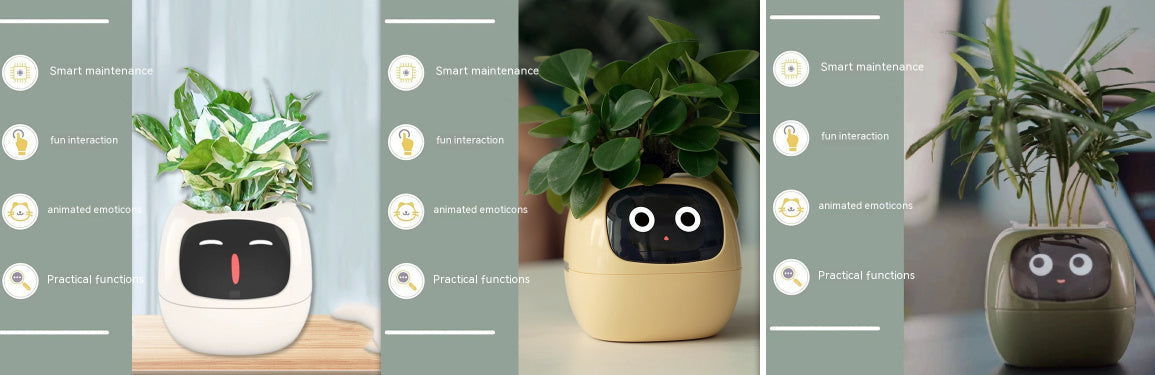 Facial Expression Control Intelligent Flower Pot