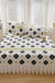 Cotton Lace Embroidery Quilted Bed Cover Series Three-piece Set