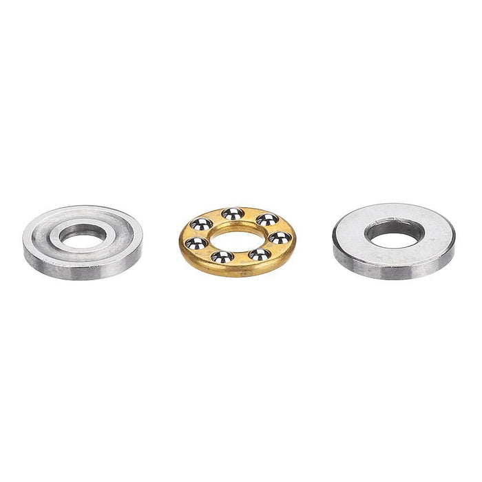 Machifit 5pcs Flat Thrust Ball Bearing ID. 2.5/3/4/6/7/8mm Mini Miniature Bearings F25-6 F3-8 F4-10