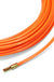 Cable Push Puller Reel Conduit Nylon Snake Fish Tape Wire Orange 4mm 15m