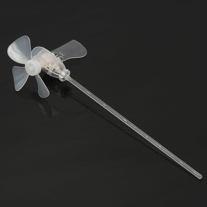 Red Green White Blue Vertical DIY Small Dc Motor LED Windmill Turbines Wind Generator Model