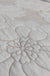 Cotton Thickened Pure White Beige Camellia Embroidery Three-piece Bed Cover Set