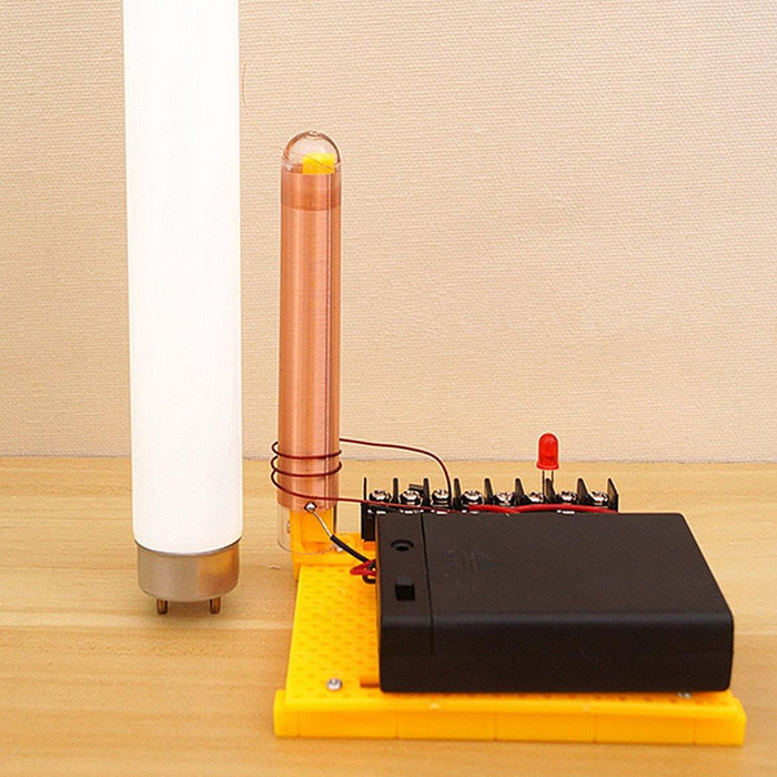 Mini Bobina Tesla Tubo DIY Kits Scientifico Fisico Giocattolo Sperimentale Tesla Coil Module