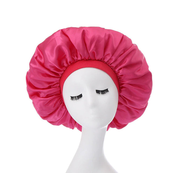 Extra Large Satin Bonnet Women Big Size Silk Bonnet Sleep Night Cap Bonnet Hat Bonnet Satin Cheveux Nuit Bonnets for Women