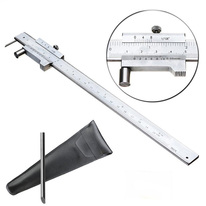 0-200mm Measure Scale Ruler 0.05mm Accurate Parallel Line Digital Vernier Caliper W/Case Woodworking