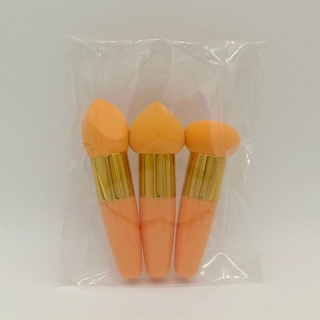 3Pcs Women Mushroom Head Brush Set - Okeihouse