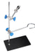 Retort Stands Support Clamp Flask Lab Stand Set Lab Bracket Laboratory Supports Shock 30cm High