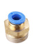 Machifit Pneumatic Connector Quick Joint PC Straight Male Thread Pipe Fittings 8-01/02/03/04