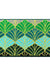 Feblilac Gold and Green Ginkgo Leaves Knit Bath Mat Mom‘s Day Gift