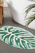 Feblilac Green Leaves Soft Bath Mat 45x75cm