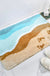 Feblilac Footprints on the Beach Tufted Bath Mat