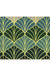 Feblilac Golden Green Ginkgo Leaves PVC Coil Door Mat