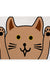 Feblilac Surrender Cute Cat PVC Coil Door Mat