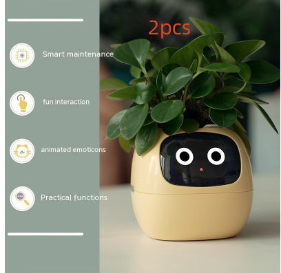 Facial Expression Control Intelligent Flower Pot