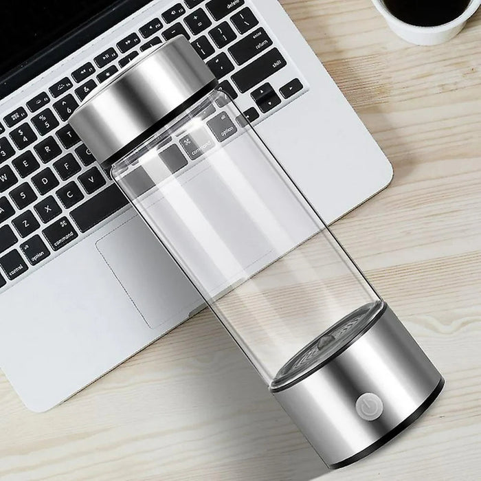 Rechargeable Portable Glass Hydrogen Water Bottle with Advanced Hydrogen Water Generation Technology