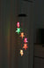 Solar Powered LED Wishing Bottle Wind Chime Hanging Light Color Changing Lamp Garden Decor Room