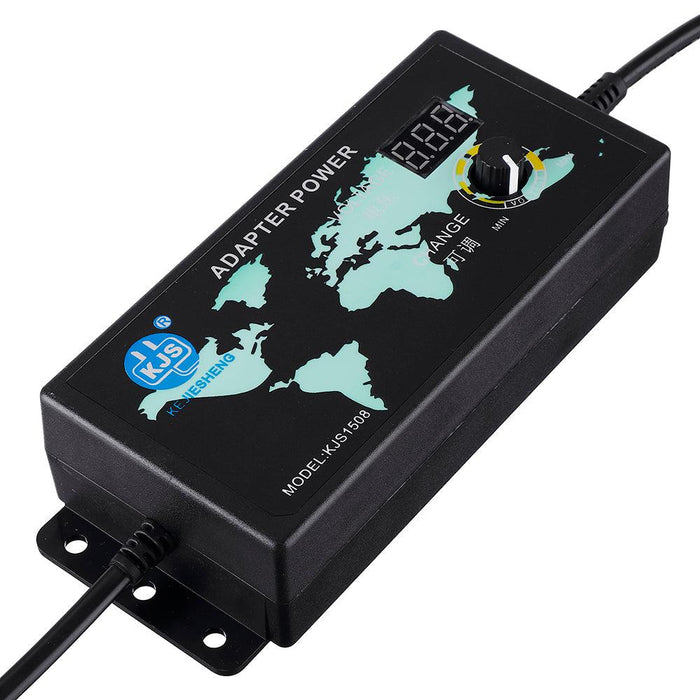 3-24V 5A 120W AC/DC Adapter Adjustable Voltage Switching Power Supply with Digital Display