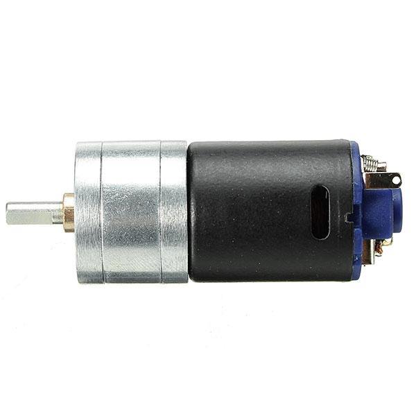 GM25-370 Motor DC 6.0/12.0V Black Brushed Motor 4mm Shaft Diameter Motor