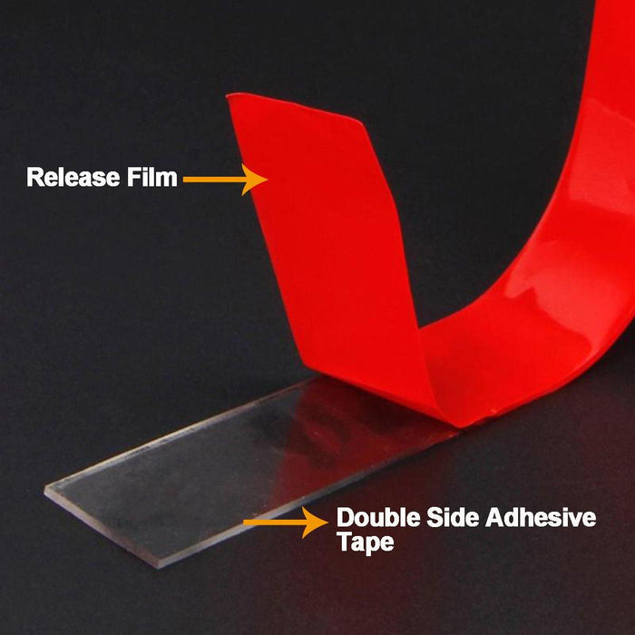 3M Double Sided Tape Adhesive Traceless Clear Washable Removable Super Sticky