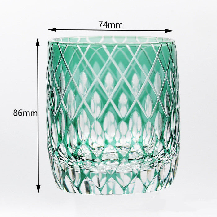 Fashion Hand Carved Crystal Glass Cup