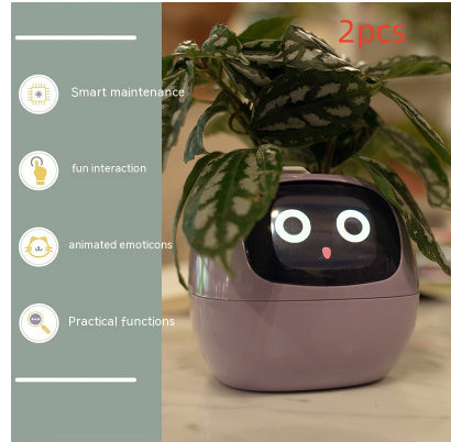 Facial Expression Control Intelligent Flower Pot