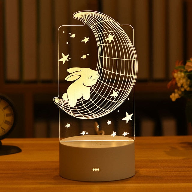 Acrylic Led Night Light - Okeihouse