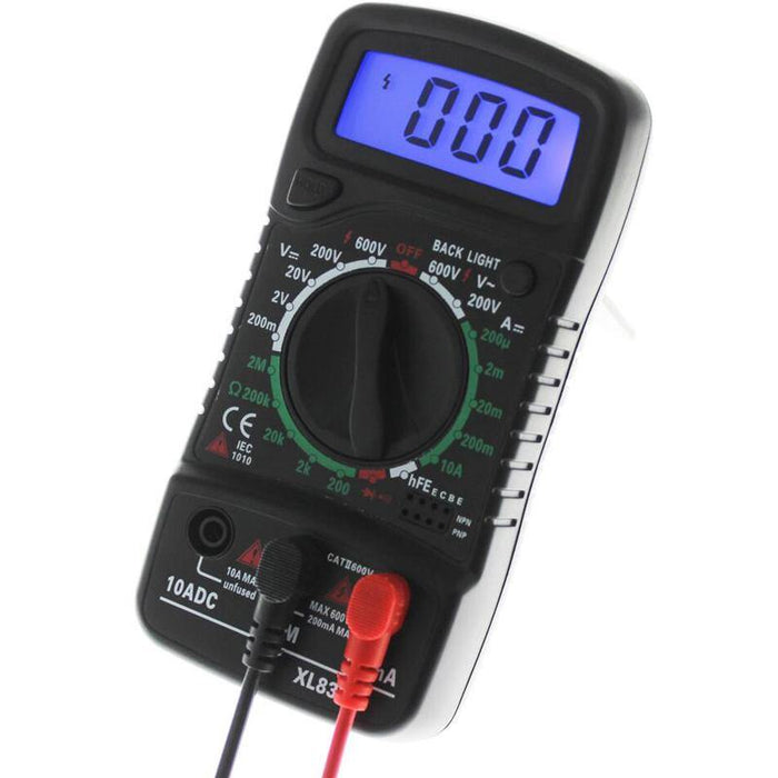 ANENG XL830L Digital LCD Multimeter Voltmeter Ammeter AC/DC/OHM Volt Current Tester