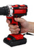 48V 25+3 Gear Rechargable Electric Drill Cordless Impact Drill With 1 or 2 Li-ion Battery With LED Working Light