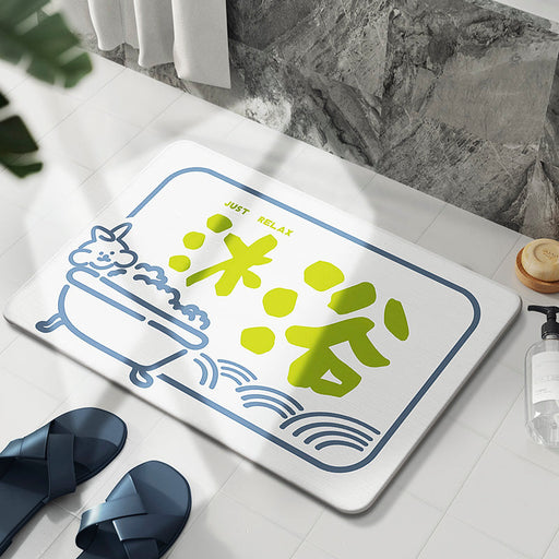 Relax Rabbit Bath Stone Mat