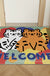 Two Tigers Welcome Home PVC Entrance Door Mat