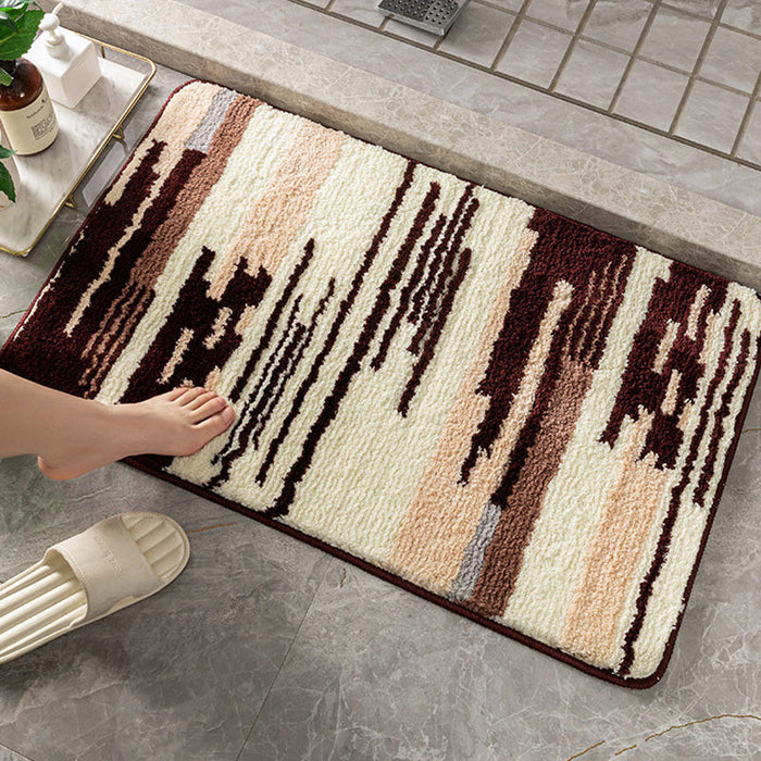 Colored Lines Bath Mat