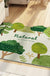 Green Natural Trees PVC Entrance Door Mat