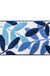 Feblilac Black/Green/Blue Leaves Bath Mat