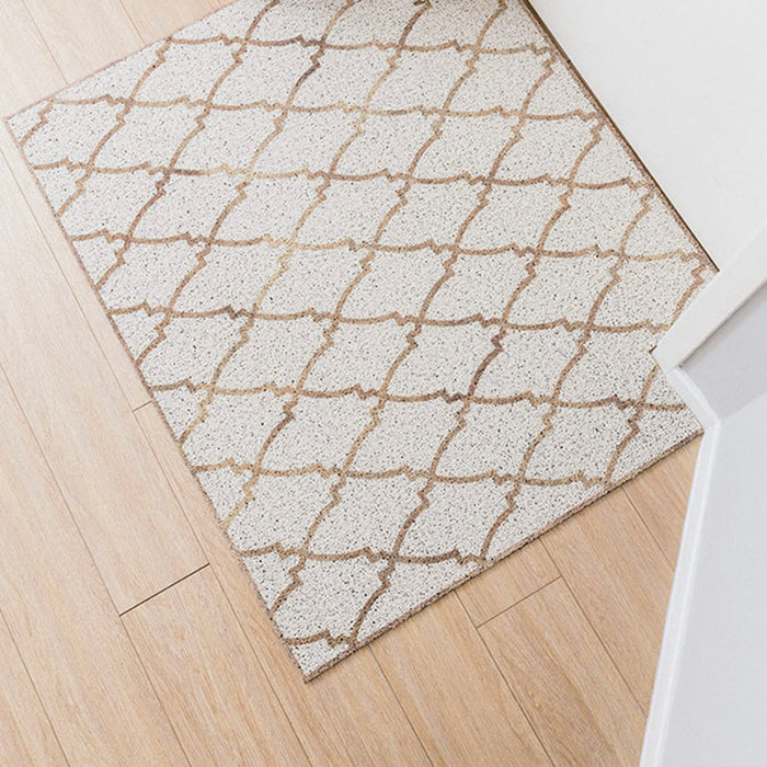 Gold Pattern PVC Entrance Door Mat