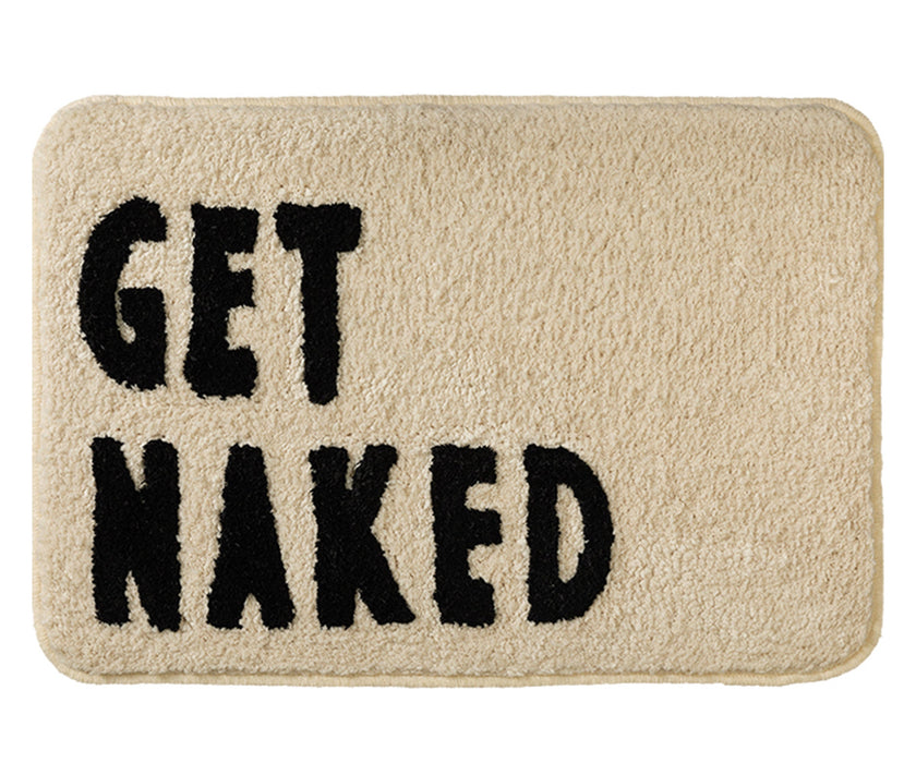 Feblilac Beige Get Naked Bath Mat