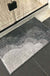 Gradient Gray Wave Bathroom Mat