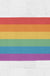 Feblilac Rainbow Colors LGBT Flag Tufted Bath Mat