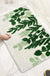 Feblilac Green Leaf Cute Plant Tufted Bath Mat