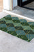 Feblilac Green Abstract Leaves Door Mat Mom‘s Day Gift