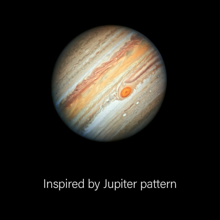 Jupiter Pattern Bath Mat, Orange Mat for Bathroom