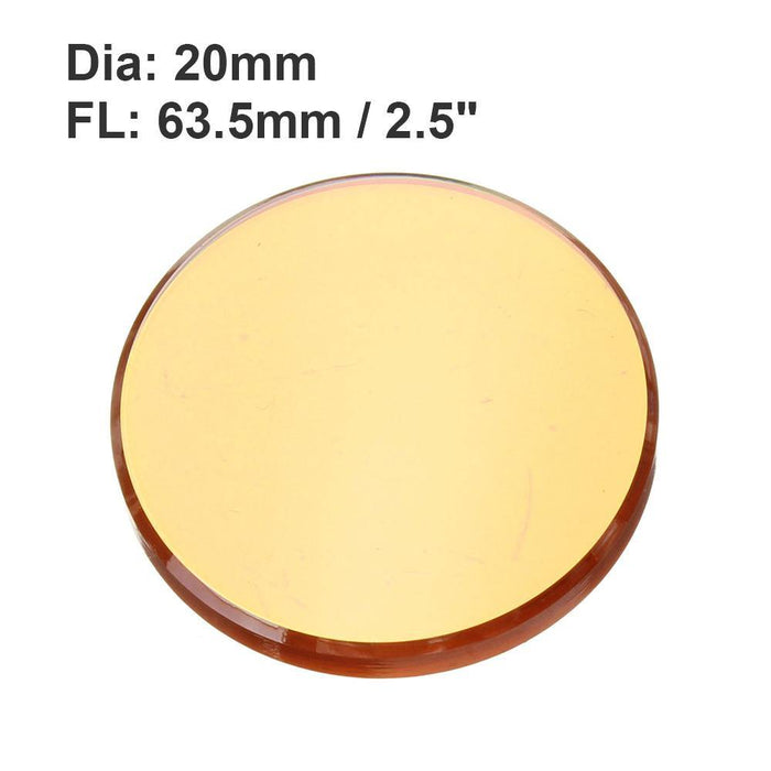 20mm Dia ZnSe Focus Lens for CO2 Laser Engraver/Cutter FL 1.5/2/2.5/3/4"