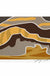 Feblilac Brown The Mountains PVC Coil Door Mat