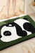 Feblilac Cartoon Panda Tufted Bath Mat