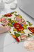 Feblilac Beautiful Rose Garden Tufted Bath Mat